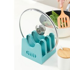 HOOT 도마 냄비뚜껑 쟁반 거치대 받침대 정리대 주방선반, 블루