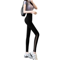 i揪團 網紗拼接九分鯊魚褲 K76-1