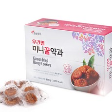 오성 우리밀 미니꿀약과 800g 한입에 쏘옥 간편하고 맛좋은 간식 전통방식 달콤 부드러움