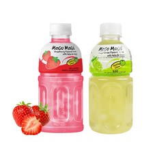 모구모구혼합 2종 딸기 샤인머스켓, 12개, 320ml