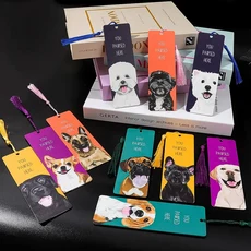 귀여운 강아지 책갈피 및 성인 액세서리 도서관 교실 책 선물 디어 를 위한, dog 10PC