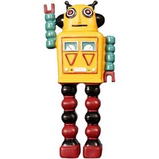 토이비안 빈티지 로봇 모델 장식품 레트로 장식 피규어 집 꾸미기용 컴팩트한 레진 소재 책상 와 어른 특별한 선물 249406