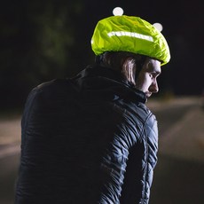 잘츠만 야간반사 방수 헬멧커버, 1개, Yellow