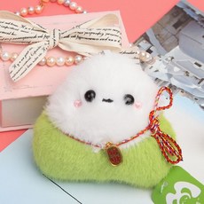 그린 삼각 주먹밥 인형 키링 가방 장식 액세서리 귀여운 캐릭터 참, 상세페이지 참조, 1개