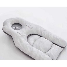 엎드려자는베개 수술후 망막안정용 눈보호 쿠션형 안과전용 수면베개 숏 단면-3D 스페이스 레이어 딥그레이