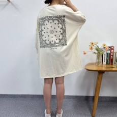 [빅사이즈] 페이즐 박시 반팔티/롱 오버사이즈 루즈핏 예쁜색감 3color