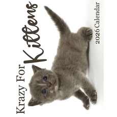 (英文圖書)Krazy for Kittens 2026 Calendar 平裝版, Baldega Books, 英文