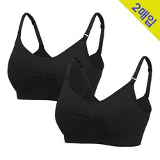 이너스타 노와이어 원터치 빅사이즈 임산부 수유 브라 2p