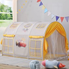 벙커침대텐트 아이방 캐노피 난방 레이스 글로아픽 쿠팡, E. 카키색 자동차 텐트