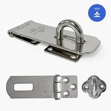 영진 크롬도금 걸고리 자물쇠 경첩 걸쇠 국내산 (소), 1개