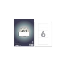 폼텍 LQ-3620 주소용라벨 레이저 잉크젯 6칸/6분류 20매, 폼텍 LQ-3620 주소용라벨 레이저 잉크젯 6칸/6분