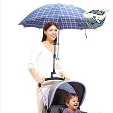 아기 안전 우산 거치대 다용도 햇빛차단 유모차 액세서리, 퍼플, 1개