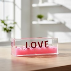 한이용품1 무드등 워터볼 오일멍, LOVE, 혼합