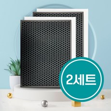 위닉스 공기청정기 타워XQ CAF-E0S4 / CAF-M0S1 호환 필터 2SET 2개 세트, 1개