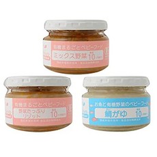 Earthink Baby Food Vegetable Rice Porridge 야채죽+도미죽+야채 리조또 3종 이유식 100g 9개