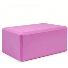 1팩 대형 요가 블록 9x6x4인치 폼 고밀도 미끄럼 방지 표면 필라테스 스트레칭 균형 유지를 피트니스 액세서리 2027399, Magenta
