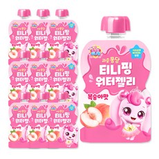 티니핑 워터젤리 복숭아, 10개, 110ml