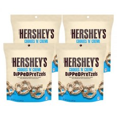 허쉬 쿠키 앤 크림 딥 프레첼 프레즐 240g 4팩