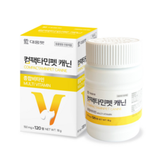 [동물병원직영] 대웅펫 컴팩타민펫 캐닌 강아지면역력 항산화영양제, 1개, 면역/항산화, 120정