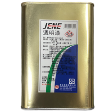 JENE 透明漆 亮光保護漆，適用於木材、金屬、石材與清水模表面, 1個