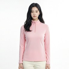 콜핑 여성 하이쿨 멜란지 냉감 등산 긴팔 반집업 티셔츠 2401TK276W