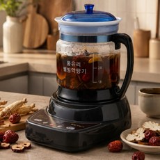 [평생AS]국내최초 통유리 약탕기 한방쿡담 300W초절전 차탕기 상황버섯 3.5L 중탕기 중금속 스텐 없는 한약 달이는 기계 부모님 선물 한약 홍삼제조기 건강차 한방차 녹용 대추, 통유리 약탕기(KH-9880)