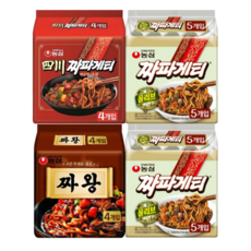 농심 인기짜장라면3종세트 (짜파게티10+사천짜파4+짜왕4)