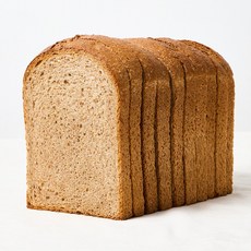 국내산 생효모 발효 100% 통밀 식빵 저당 통밀식빵 백프로 통밀, 670g, 2개