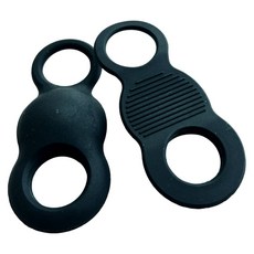 [1+1]BC 타격 손울림 방지 보호대 실리콘 유소년 성인 좌우겸용, 1세트, 블랙