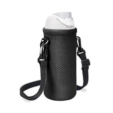 Linkidea FreeSip 473.2ml16온스 Owala 트라이탄 739.3ml25온스 네오프렌 물병 슬링 백 홀더 어깨끈 블랙 178416, Linkidea FreeSip 473.2ml16온스,