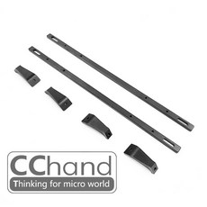 RC4WD 1/10 G2 FJ40 자동차 부품용 알루미늄 루프 랙 레일, 01 WHITE