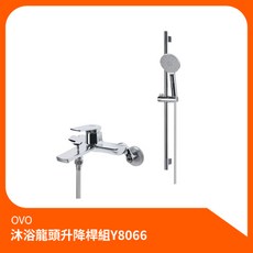 京典衛浴OVO沐浴龍頭升降桿組Y8066 沐浴龍頭 升降桿組 淋浴組 花灑組 蓮蓬頭, 1個