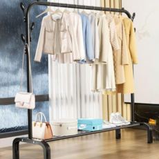 스탠드 행거 튼튼한 드레스 옷걸이 이동식 행거 정리 공간 사이드 방문
