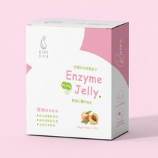 日日縻 纖纖酵素果凍-水蜜桃風味 促進腸道蠕動 改善消化 獨立包裝方便攜帶, 4套, 15份