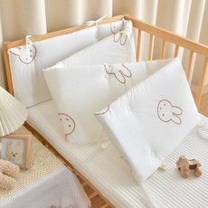 寶寶純棉一片式牀圍新生嬰兒防撞緩衝兒童拼接牀護欄圍擋防摔軟包, 60cm1片, 1個