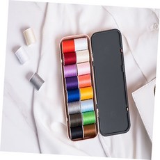 휴대용 반짇고리 세트 바느질 필통형 실 바늘 구성품 lov+03233KC