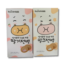 삼양식품 삼양목장 우유로 만든 밀크전병 딸기전병, 밀크전병 18입 딸기전병 18입, 1개, 144g