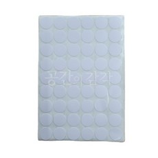 못 구멍 막는 원형 스티커 화이트 2cm 1매(54개입) 흰색 백색 가구 피스 자국