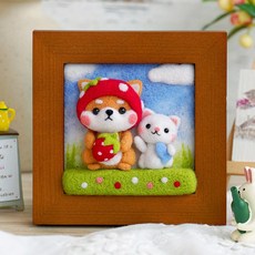 치프몰 양모펠트 DIY 패키지 세트, 1개