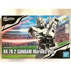 日玩屋 日版 千葉羅德海洋 HG 1/144 RX-78-2 初鋼 日本職棒 聯名 模型, 1個