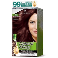 Schwarzkopf 施華蔻怡然植萃染髮霜 5.68 巧克力棕, 1個, 5.68  巧克力棕