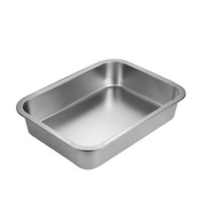 스텐304 사각설거지통 설겆이통 대용량 정리 다용도 7cm 40 x 30x7, 60 x 40 뚜껑 포함