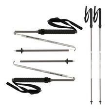 리얼하이크 노마드폴 148g 초경량 듀랄루민 하이킹 노르딕워킹 등산스틱, 티타늄그레이, 1세트