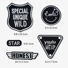 패딩 구멍 패치 스키복 리폼 수선테이프 옷수선, 1개, 5개 세트 4