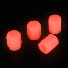 유니버설 빛나는 타이어 밸브 모자 자동차 바퀴 허브 방진 장식 림 줄기 커버 적용 가능한 오토바이 자전, 04 4PCS Pink