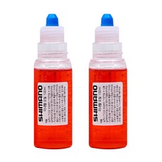 시마노 정품 유압식 디스크 브레이크 블리딩 미네랄 오일, 100ml, 2개