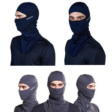 쉬미리 압축 기모 보온 바라클라바 겨울 방한 스포츠 넥워머, 검정