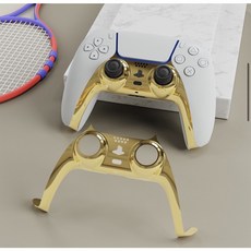 PS5 手柄 替換飾條 外殼改裝 電鍍外觀飾件, 金色飾條, 1個