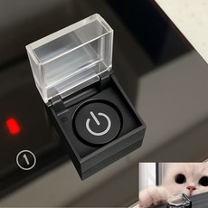 인덕션 버튼 커버 덮개 고양이 스위치 누름 방지 화재 안전 예방 방지 PC 전원 버튼 보호, 상세페이지 참조, 상세페이지 참조