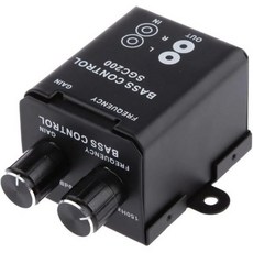 파뷜레타 차량 서브우퍼 원격 베이스 볼륨 조절 노브 RCA 레벨 주파수 이퀄라이저 인대시 오디오, 파뷜레타 차량 서브우퍼 원격 베이스 볼륨 조절 노브 R